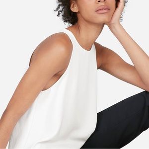 Wilfred Aritzia white high neck tank top blouse